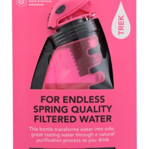 waterfilterfles roze